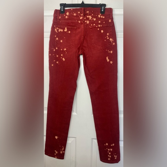 Stylish Red Women's Jeans - Picture 4 of 5